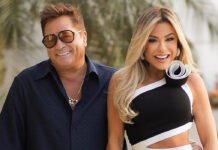 Poliana Rocha se declara a Leonardo em aniversario de 62 anos do cantor: ‘Te amo’