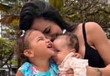 Bruna Biancardi exibe cliques das filhas e web reage: ‘Mel tá a cara do Neymar’