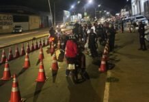 Operação Lei Seca resulta em uma pessoa presa em Várzea Grande; 159 motocicletas são fiscalizadas