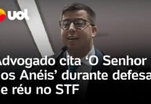 Veja Vídeo – Advogado cita ‘O Senhor dos Anéis’ em julgamento dos ‘kids pretos’ no STF ; veja