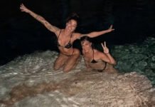 Aline Campos explora caverna escura na República Dominicana: Teria coragem?