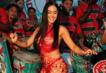 Isabelle Nogueira anuncia saída do posto de musa da Grande Rio: ‘Não faço mais parte’