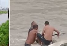 Veja Vídeo – Jovem morre após ser resgatado de carro submerso em igarapé em Manaus; veja