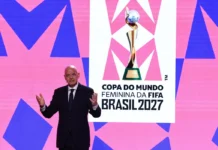 Fifa lança marca da Copa Feminina 2027 em evento no Rio de Janeiro