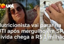 Veja Vídeo – Nutricionista sofre grave lesão na medula após mergulho; dívida com UTI chega a R$ 1 mi