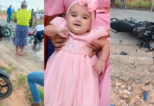 Criança de 3 anos morre em batida entre moto e caminhão