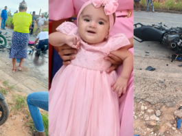 Criança de 3 anos morre em batida entre moto e caminhão