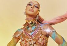 Sabrina Sato brilha em ensaio técnico da Vila Isabel na Sapucaí: ‘Colorir a Sapucaí!’