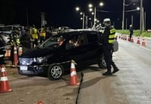 Operação Lei Seca resulta em três autuações criminais na MT-040 de acesso a Santo Antônio de Leverger