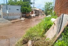 Sete bairros de Várzea Grande entram em alerta por risco de alagamentos