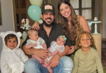 Biah Rodrigues posa com os quatro filhos e declara: ‘Ser mãe é aceitar o chamado’