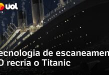 Veja Vídeo – Titanic ganha ‘gêmeo digital’ reconstruído com escaneamento 3D de alta precisão; veja