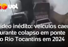 Veja vídeos inéditos revelam veículos sendo arremessados em queda da ponte JK