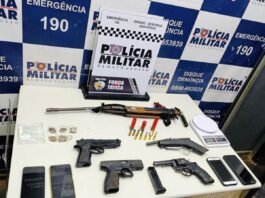 Quadrilha envolvida com roubo e tráfico é alvo da PM em fazenda de MT; suspeito é baleado