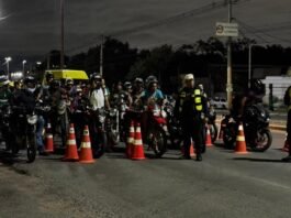 Fiscalização rigorosa da Lei Seca Motos resulta em autuações e apreensão de veículos
