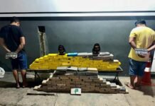 Rotam encontra 146 quilos de cocaína em carro e prende 2 traficantes em MT