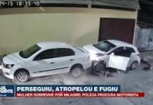 Veja Vídeo – Homem joga carro contra ex-companheira e foge na zona sul de São Paulo