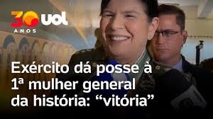 Veja Vídeo – Exército dá posse à 1ª mulher general da história: ‘Competência não tem gênero’