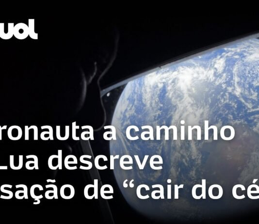 Veja Vídeo – Missão Artemis II: Astronauta relata sensação de “cair do céu” a caminho da Lua