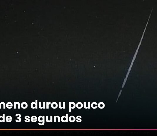 Vídeo flagra meteoro cruzando o céu durante a madrugada no RS; veja vídeo