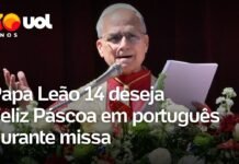 Veja Vídeo – Papa Leão 14 surpreende e manda mensagem em português na missa de Páscoa