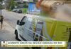 Veja Vídeo – Motorista pulou de caminhão sem freio que atingiu carros; 3 pessoas morreram