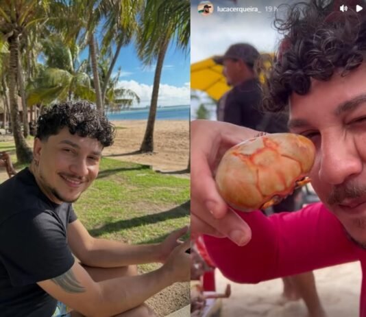 Vídeo – Cabeleireiro de VG morre após comer caranguejo na praia; família faz ‘vakinha’ para trazer corpo
