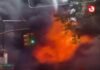 Veja Vídeo – Correria e susto: carro explode próximo ao Touro de Wall Street em Nova York
