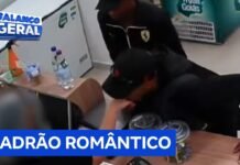 Veja Vídeo – Cena surreal: ladrão rouba comércio e beija a mão de atendente antes de fugir; veja