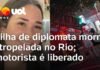 Veja Vídeo – Tragédia no Rio: filha de diplomata morre após atropelamento em Ipanema