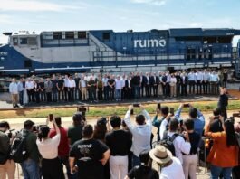 Governo de MT e Rumo inauguram 1º trecho da Ferrovia Estadual