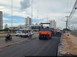 Obras continuam com recuperação do asfalto na Avenida do CPA