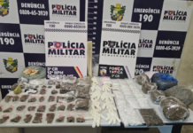 Faccionados são presos com quase 3 mil porções de cocaína