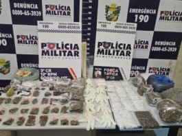 Faccionados são presos com quase 3 mil porções de cocaína