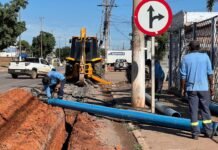 DAE-VG amplia rede de abastecimento na Av. Júlio Campos e região do Maria Izabel