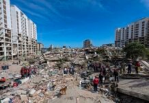 Veja Vídeo – Imagens de drone revelam dimensão da destruição causada por terremotos; veja