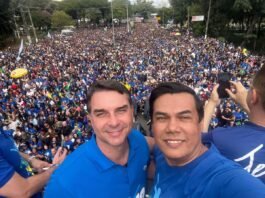 Primeira agenda de Flávio Bolsonaro na capital será na Marcha para Jesus; veja data