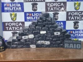 Traficante é preso com 66 kg de maconha escondidos debaixo da cama em quitinete