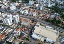 Obras do novo viaduto da Avenida Miguel Sutil avançam para etapa de lançamento de vigas