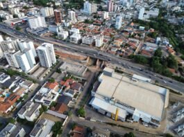 Obras do novo viaduto da Avenida Miguel Sutil avançam para etapa de lançamento de vigas