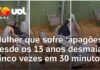 Veja Vídeo – Mulher desmaia cinco vezes em 30 minutos: “Apagões se tornaram algo normal”