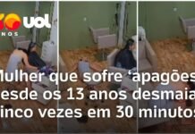 Veja Vídeo – Mulher desmaia cinco vezes em 30 minutos: “Apagões se tornaram algo normal”