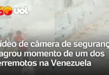 Veja Vídeo – Câmeras registram pânico e destruição durante terremotos devastadores na Venezuela