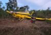 Avião agrícola cai em região de mata no interior do Estado