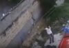 Veja Vídeo – Homem salva esposa segundos antes de muro desabar durante terremoto na Venezuela; veja