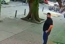Veja Vídeo – Homem escapa por centímetros de ser esmagado por árvore durante ventania no RJ