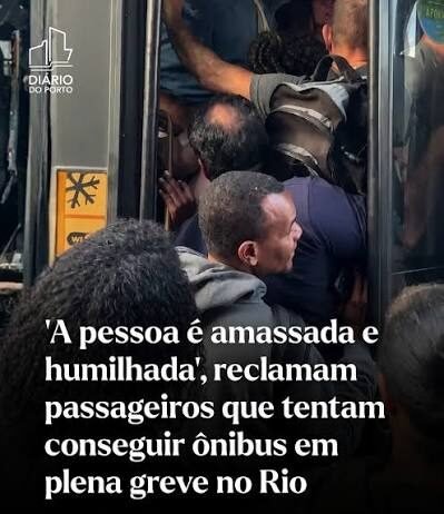 Veja Vídeo – “A pessoa é amassada e humilhada”, diz passageiro ao tentar entrar em ônibus lotado