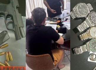 Operação apreende 4 Rolex e arma na casa de suplente de deputado