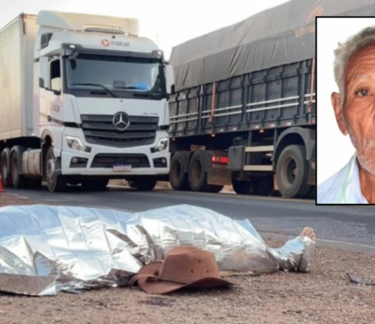 Pedestre morto em VG é identificado e tinha 88 anos