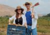 Giovanna Lancellotti e Gabriel David curtem colheita em fazenda: ‘Colheita e amor’